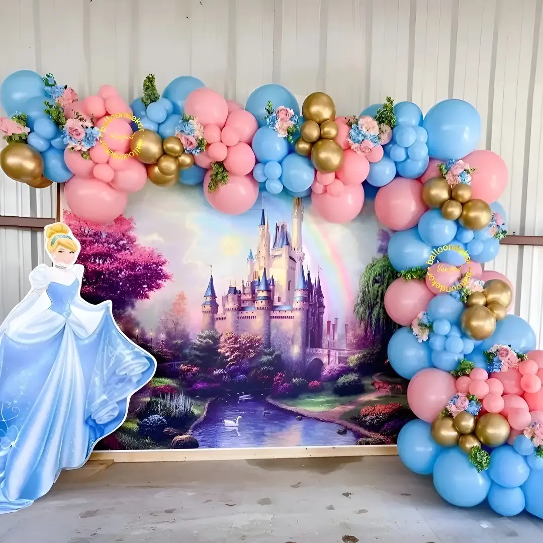 Princess Castle Birthday Backdrop — thumbnail 2