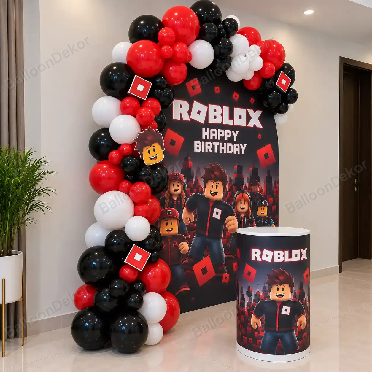 Roblox Theme Birthday Balloon Decoration — thumbnail 2