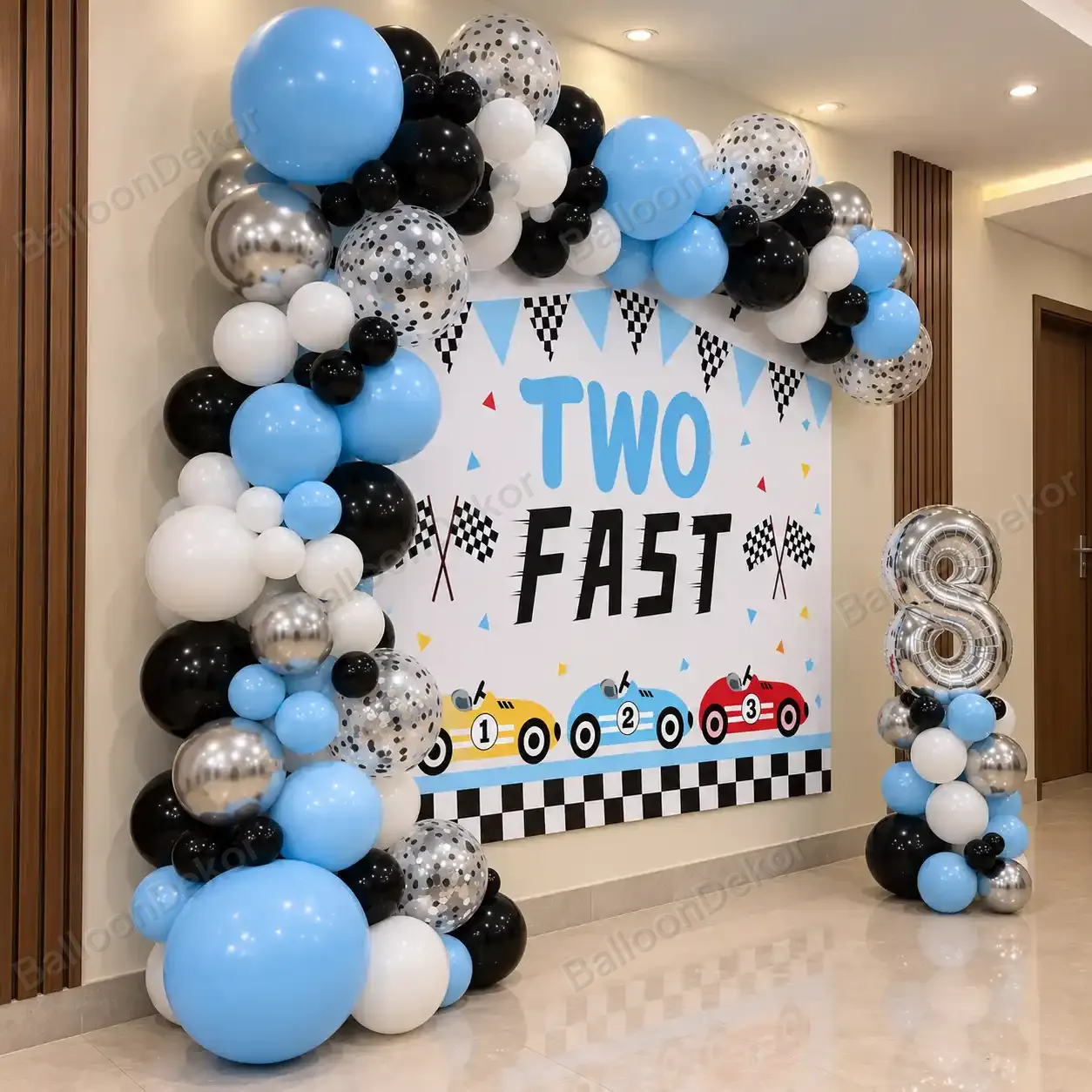 Speedster Racing Birthday Party Decor — thumbnail 2