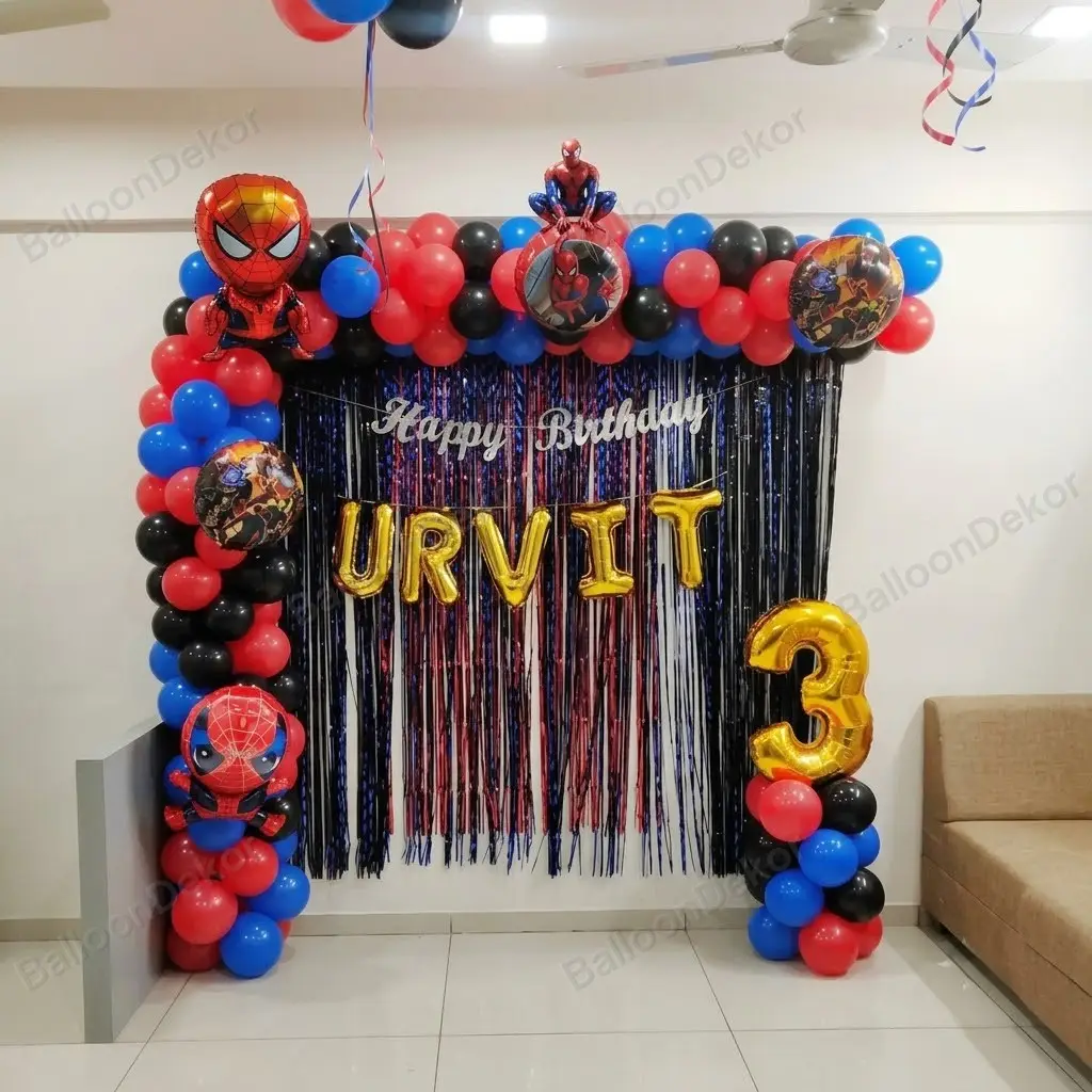 Spider Man Balloon Arch — thumbnail 2