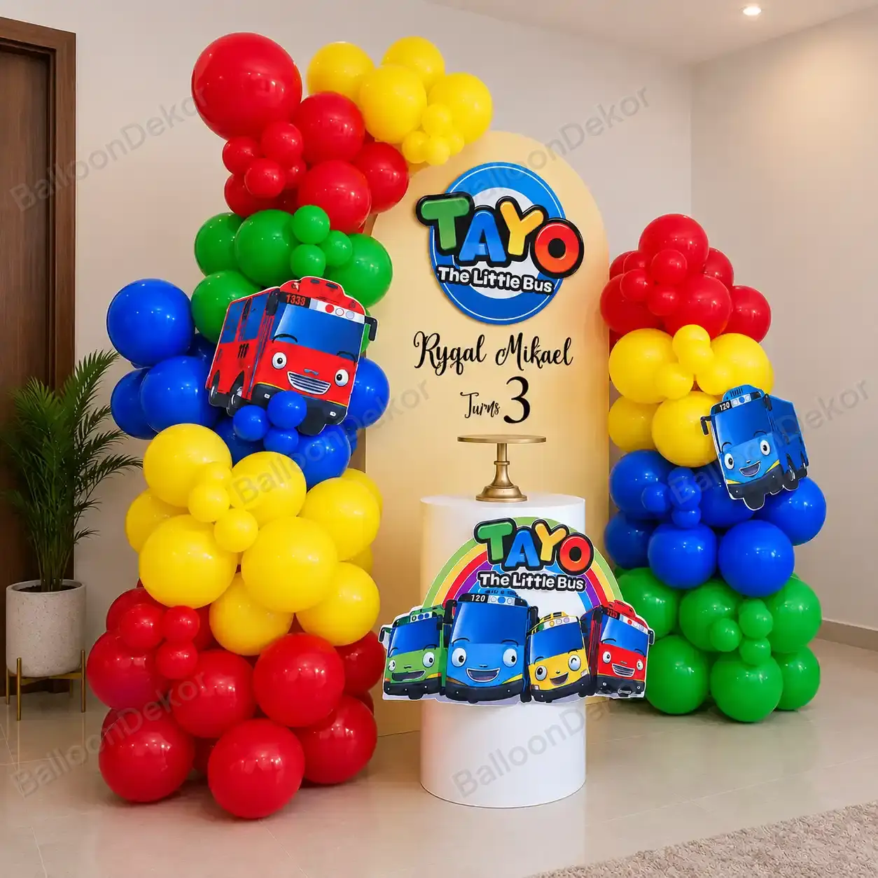 Tayo Bus Adventure Birthday Decoration — thumbnail 2