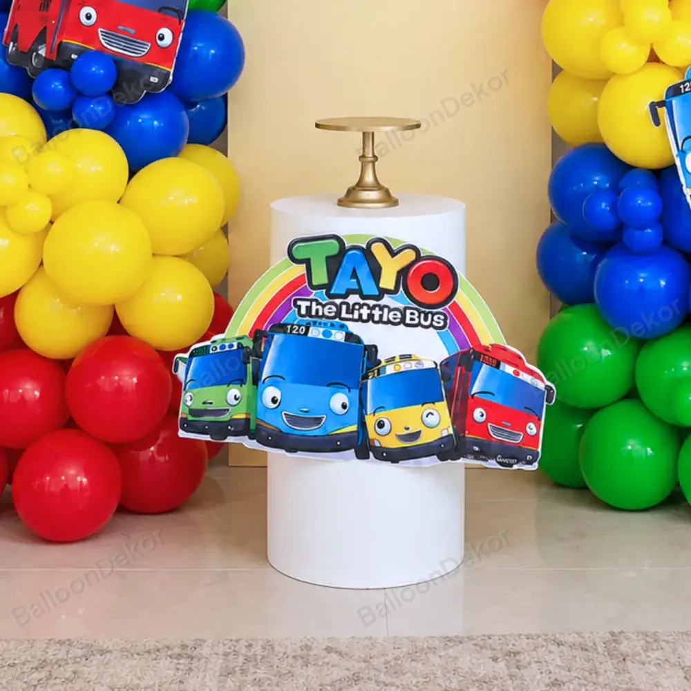 Tayo Bus Adventure Birthday Decoration — thumbnail 3