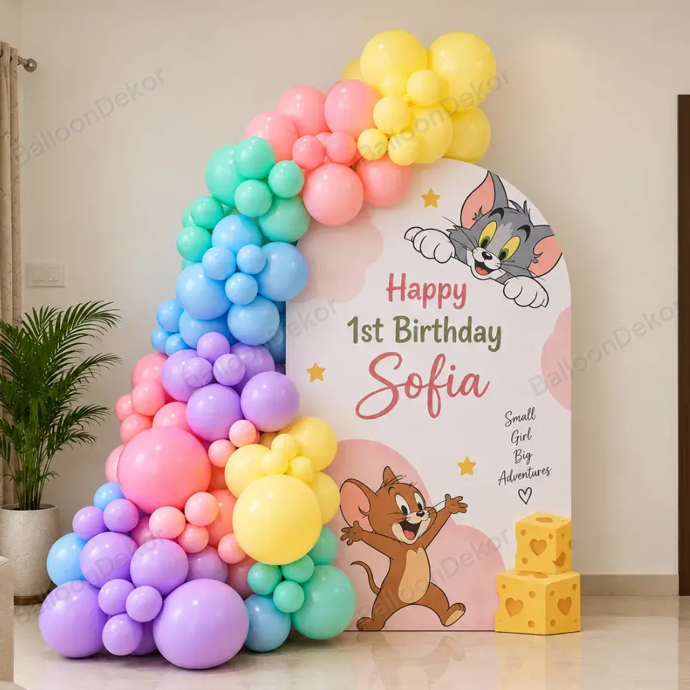 Tom & Jerry Fun Chase Birthday Decoration