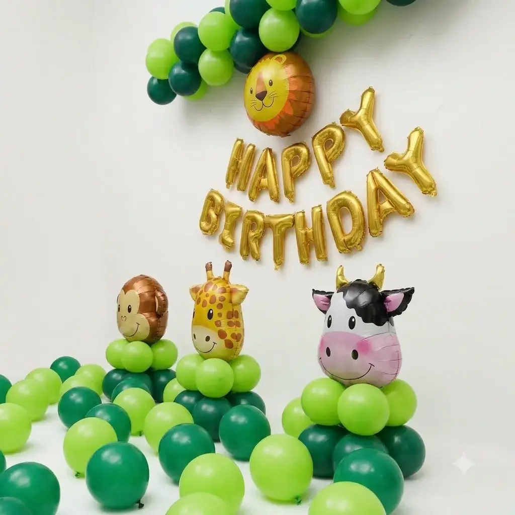 Too Cute Animal Theme Birthday setup — thumbnail 2