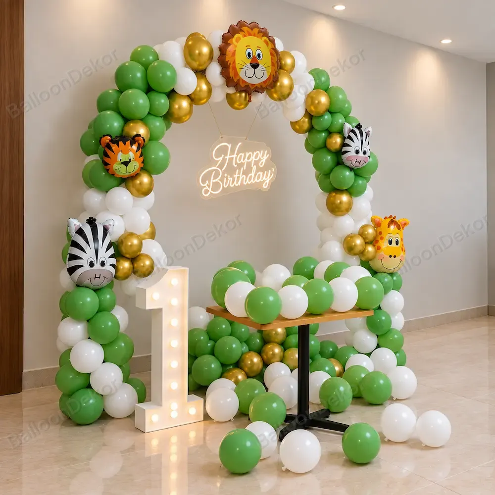 Trending Jungle Theme Backdrop Decor — thumbnail 2