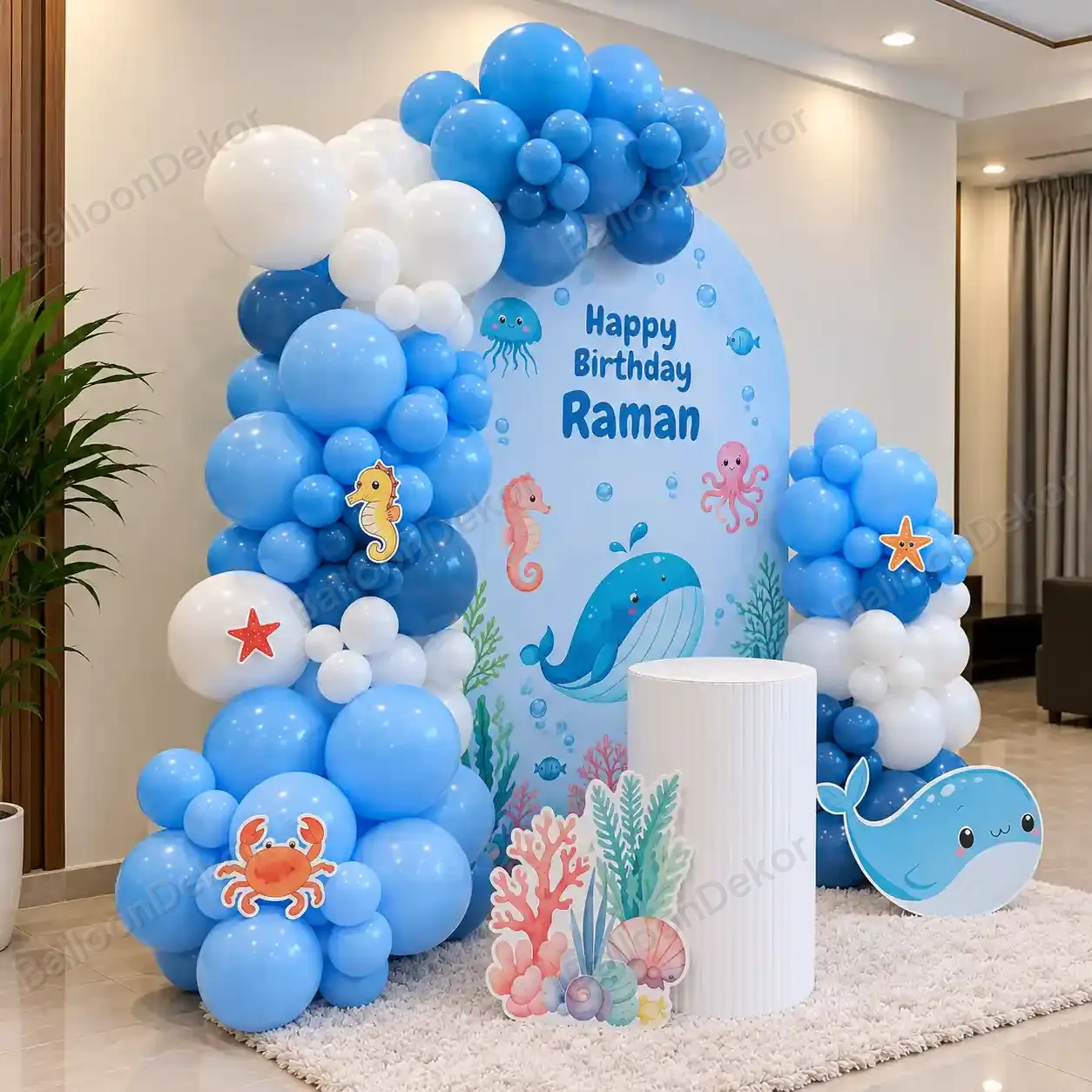 Underwater Adventure Birthday Party Decor — thumbnail 2