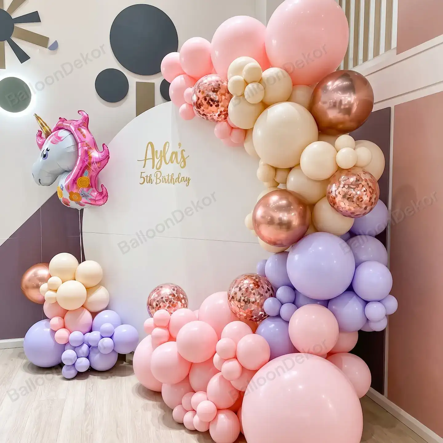 Unicorn Birthday Backdrop — thumbnail 2