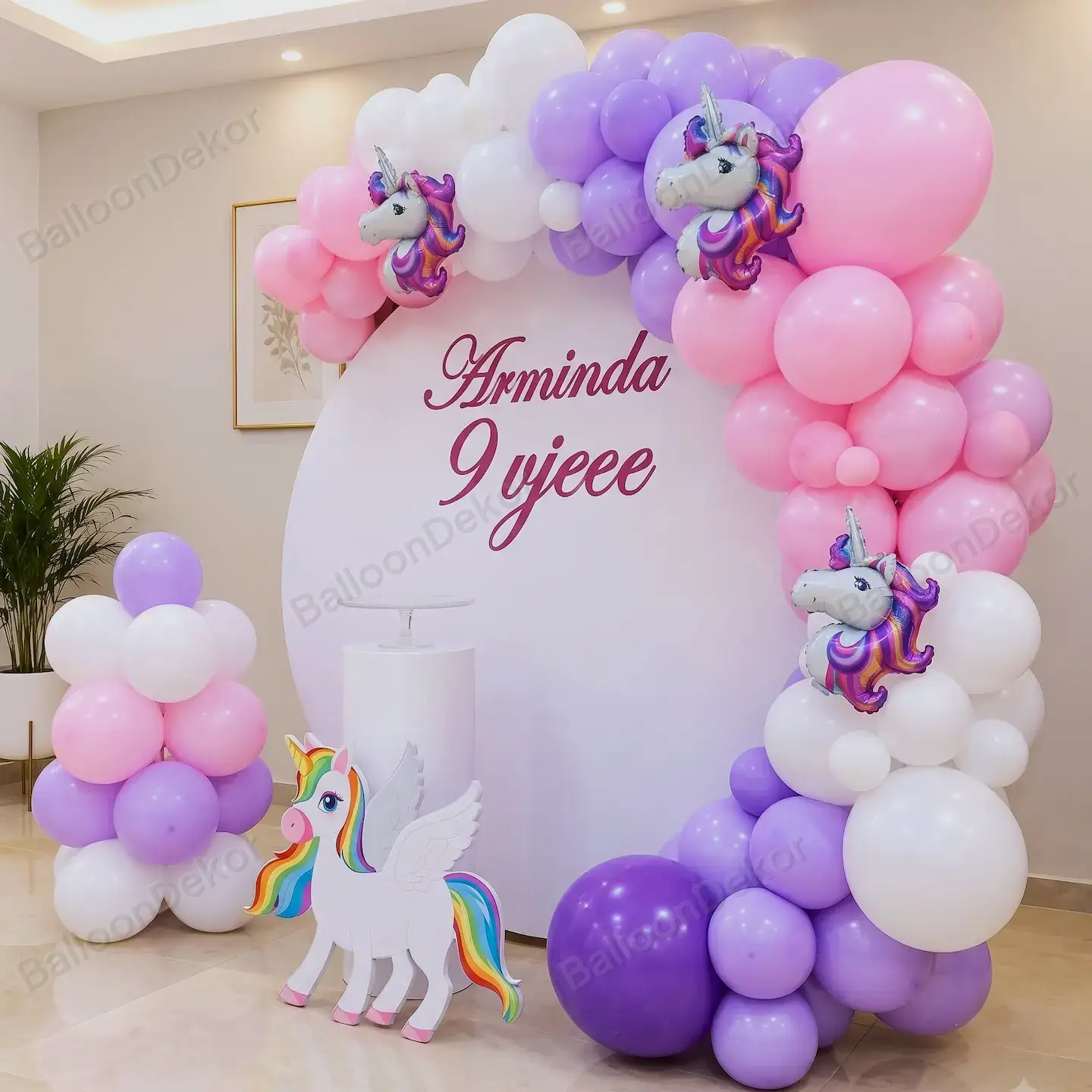 Unicorn Theme Birthday Setup — thumbnail 2