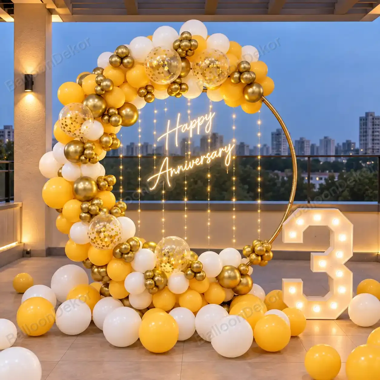 Anniversary Love Celebration Decor — Anniversary Decoration Services Across India