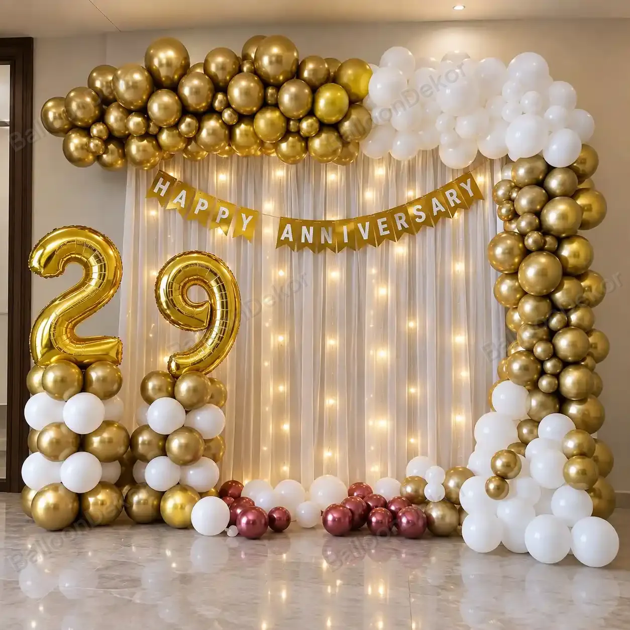 Charming Anniversary Celebration Decor — Anniversary Decoration Services Across India