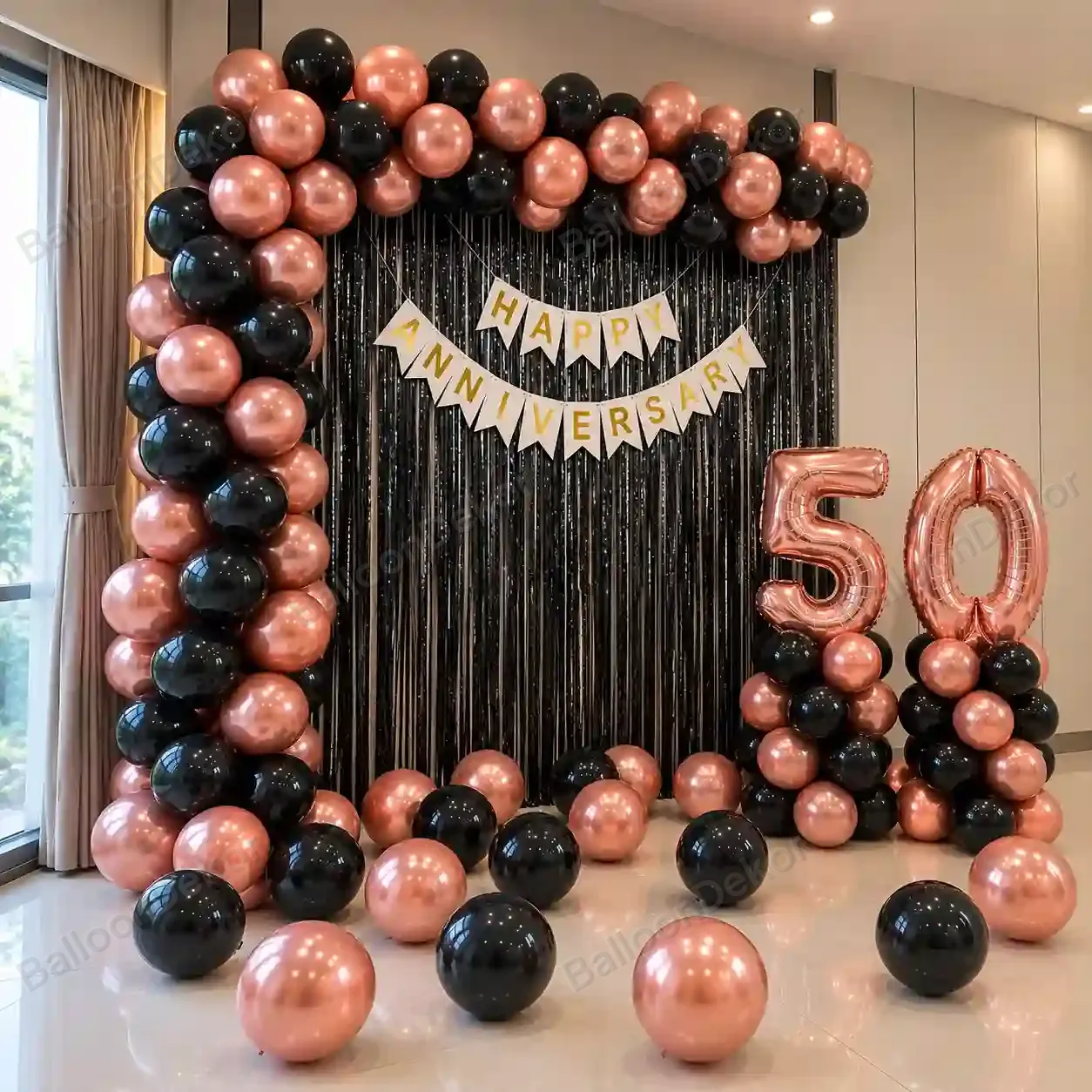 Premium 50th Anniversary Balloon Decoration — photo 2