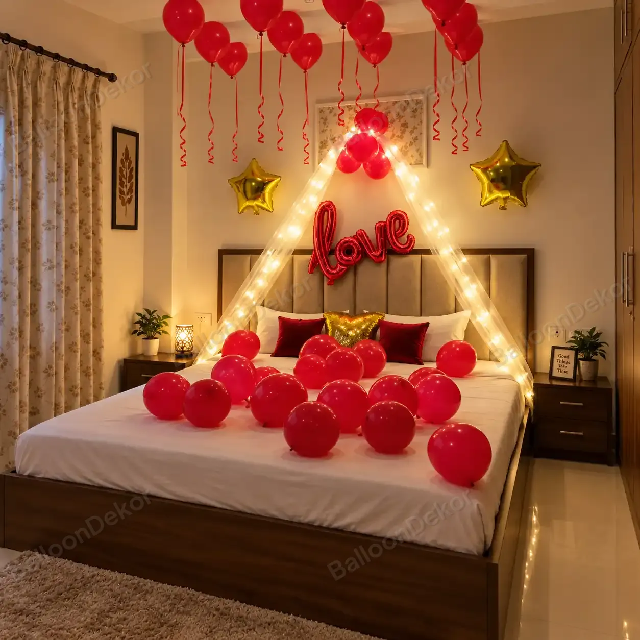 Romantic Love Room Canopy Decoration — thumbnail 2