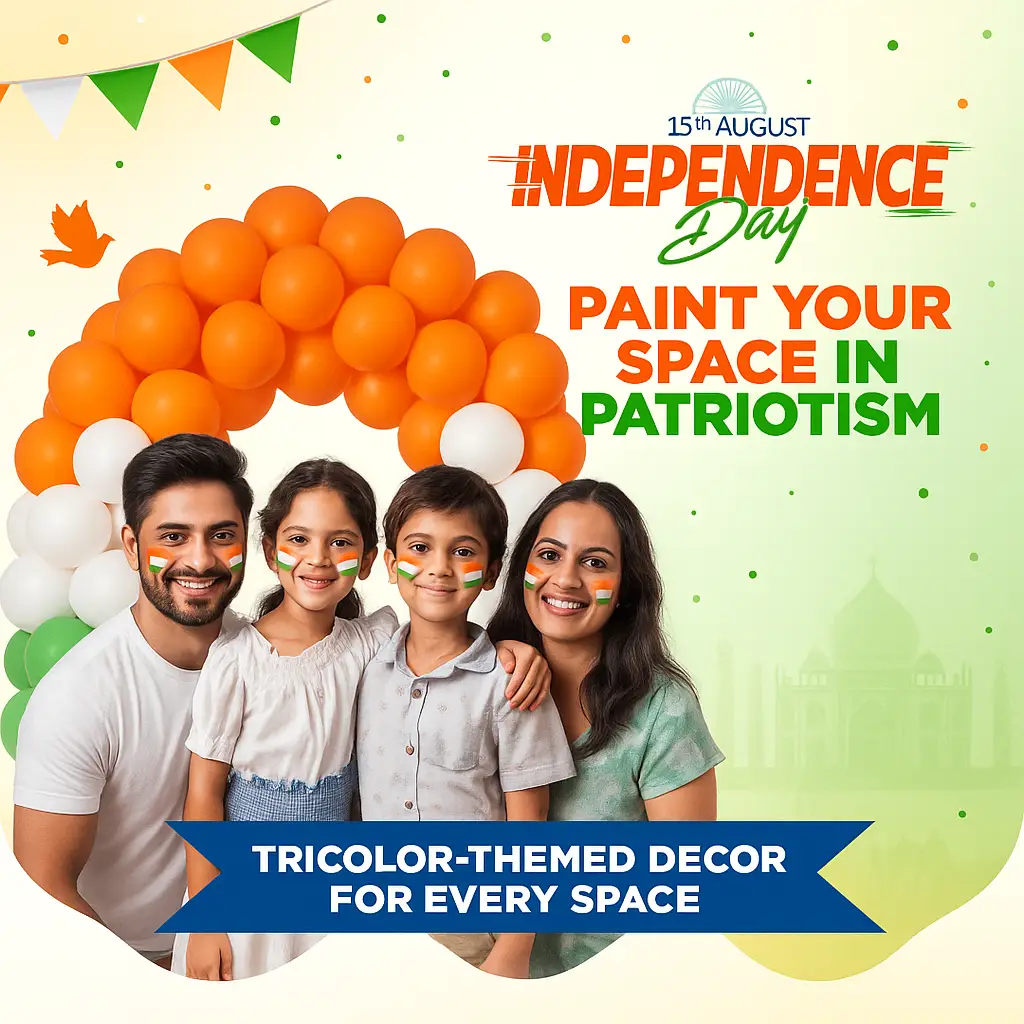 Independence Day Balloon Decoration