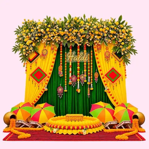 Haldi Decor — The Wedding Collection