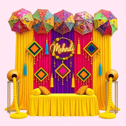 Mehndi Decor — The Wedding Collection