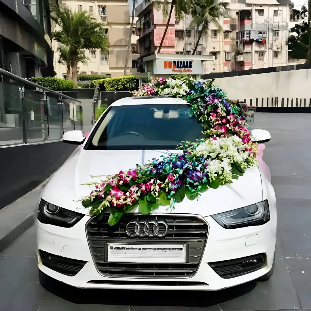 Premium Wedding Car Decoration — Car Decoration for Wedding