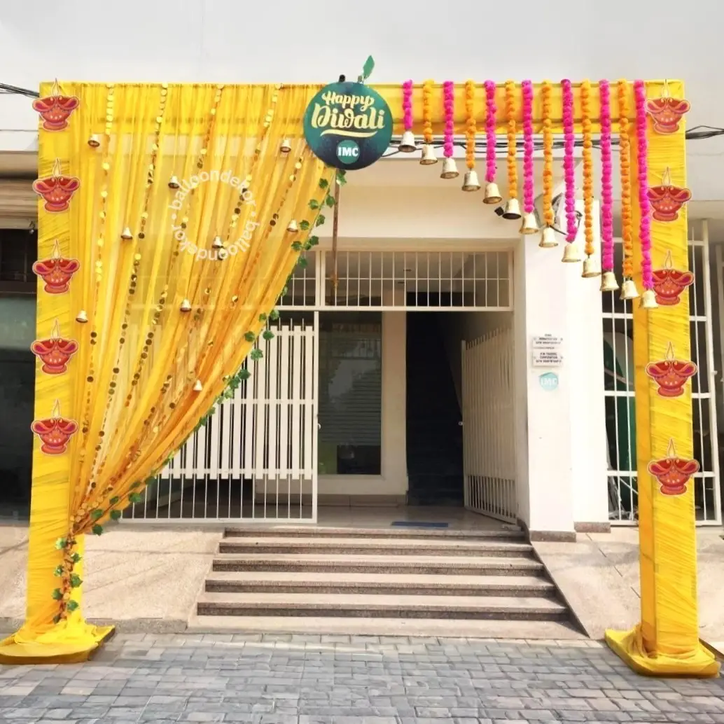 Office Entrance Diwali Decoration