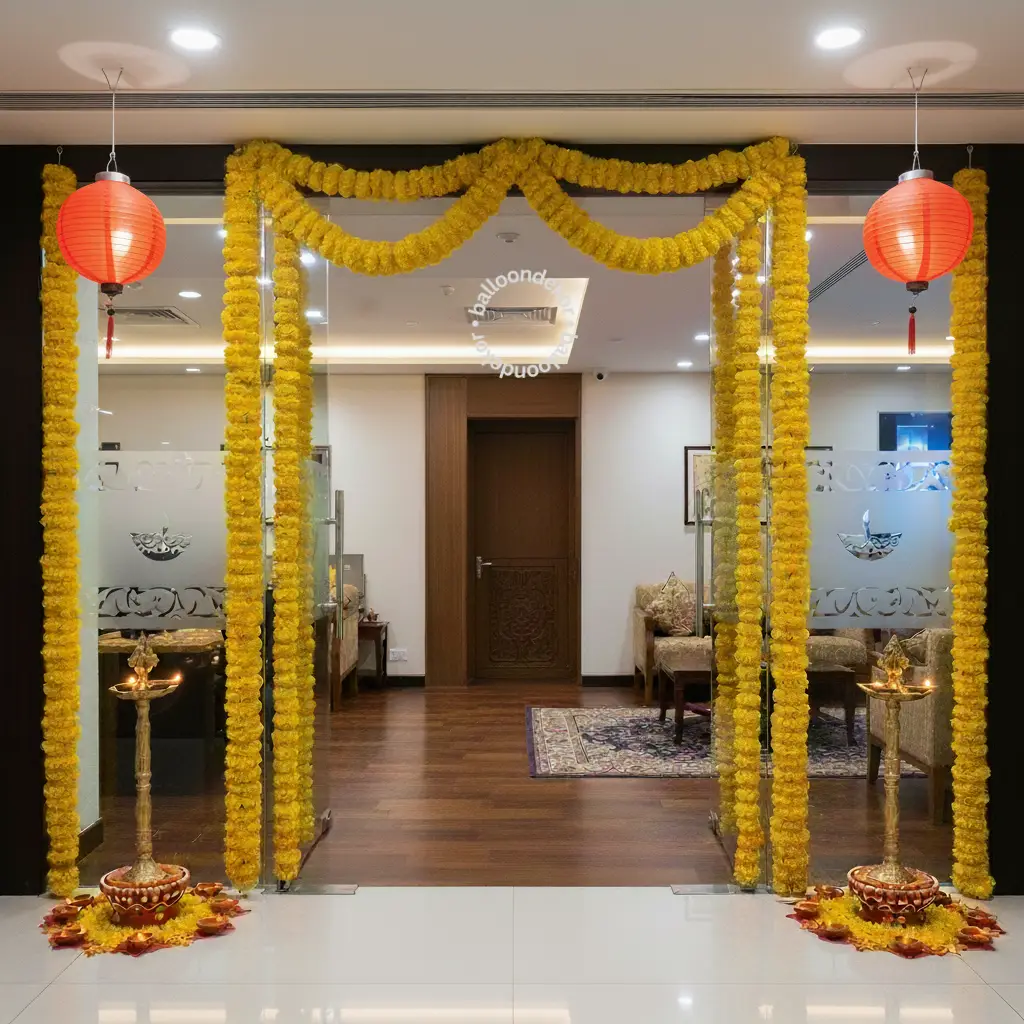 Diwali Special Office Entrance 