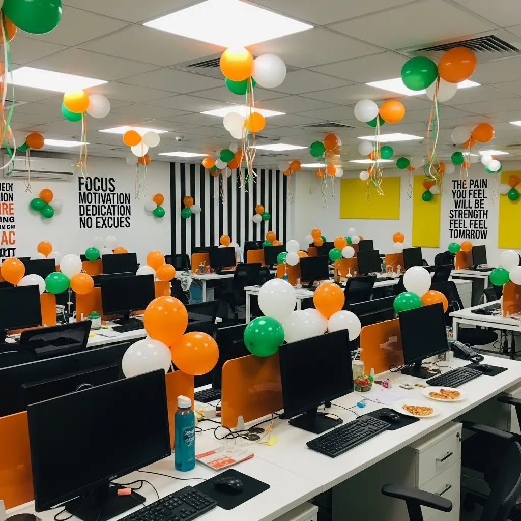 Indian Tricolor Republic Day Decor