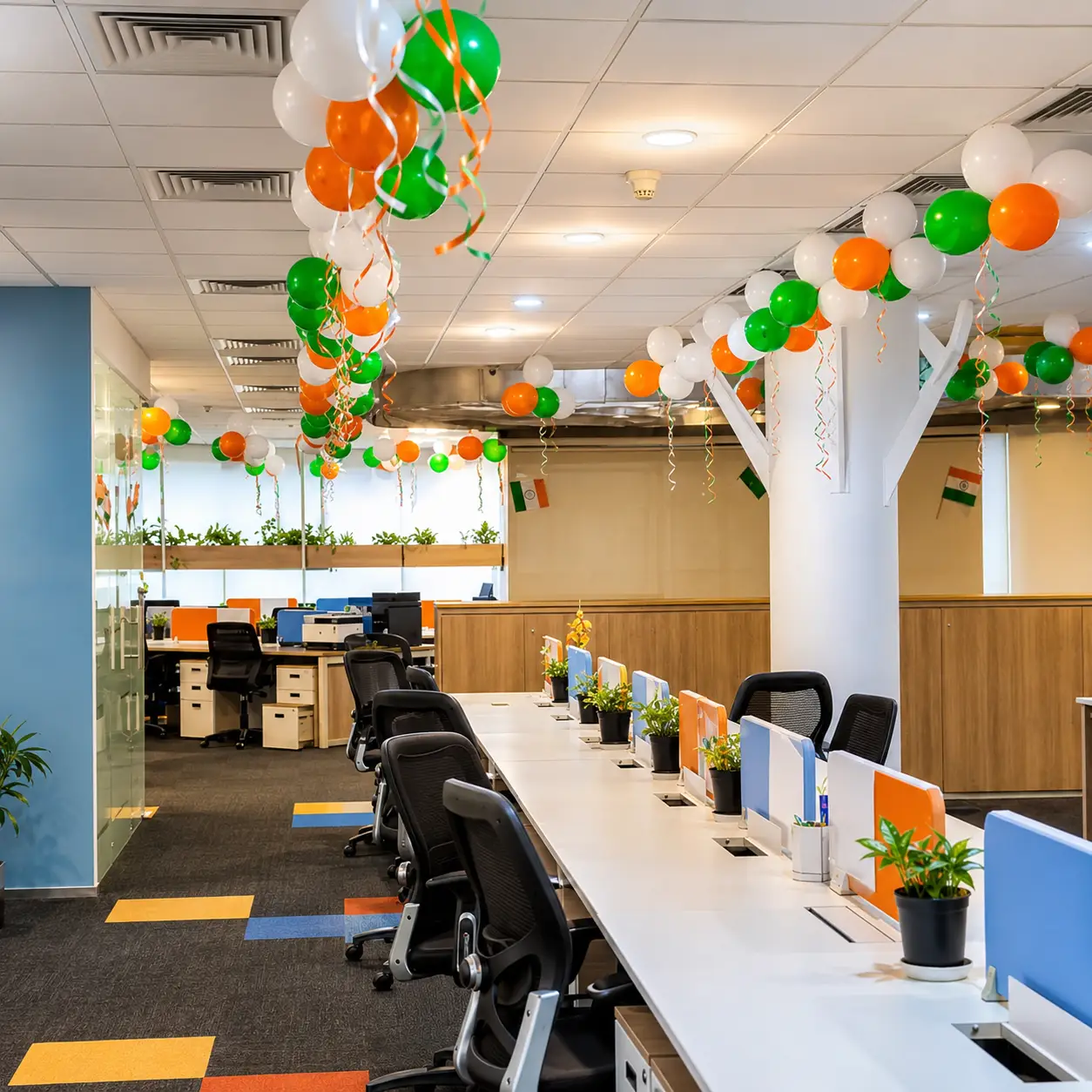 Corporate Independence Day Balloon Decoration — thumbnail 4