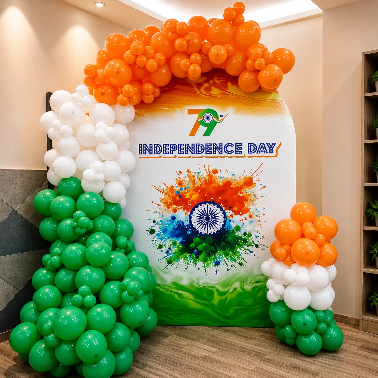 Independence Day Backdrop Decoration — Independence Day Decoration Service in India