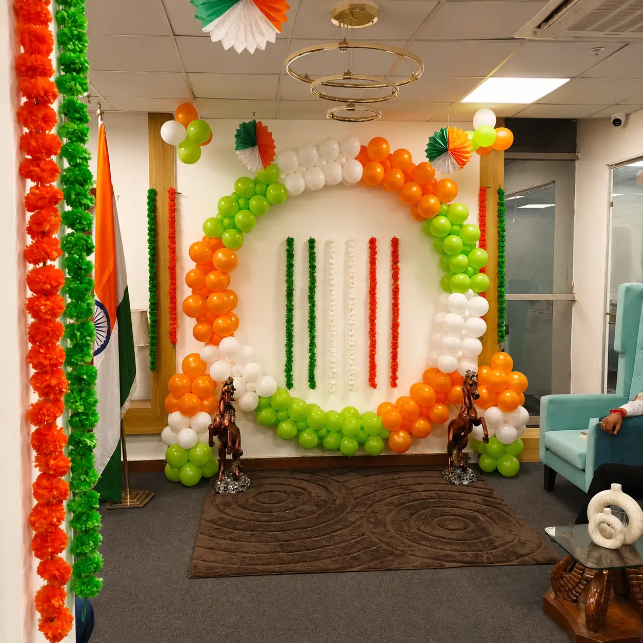 Office Independence Day Setup — Independence Day Decoration Service in India