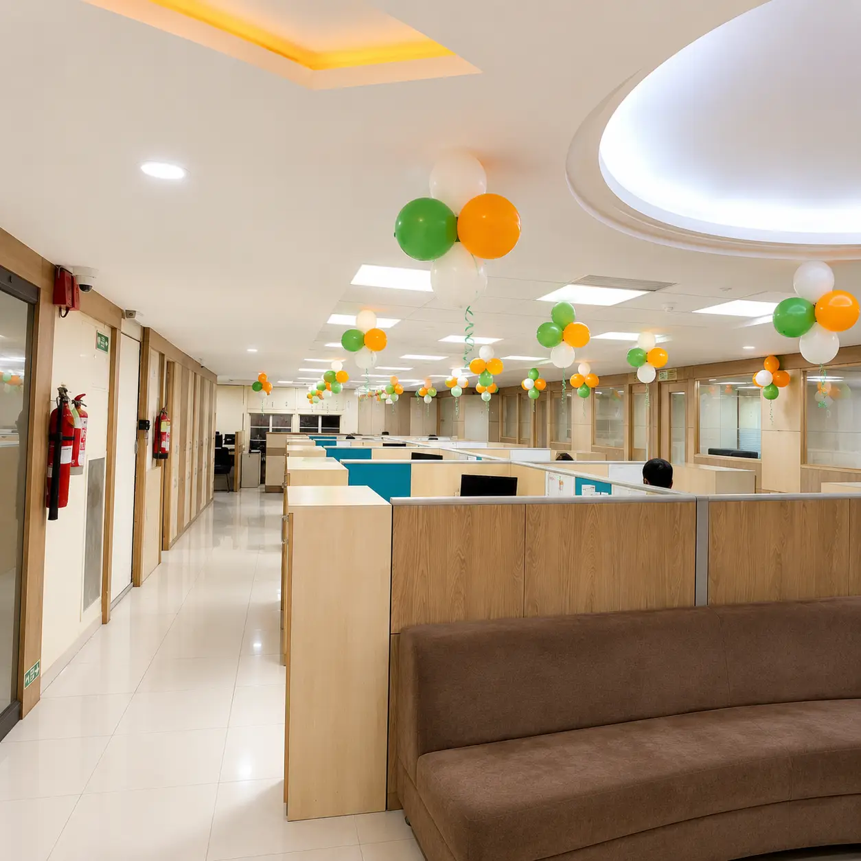 Office Entrance Balloon Arch — thumbnail 2