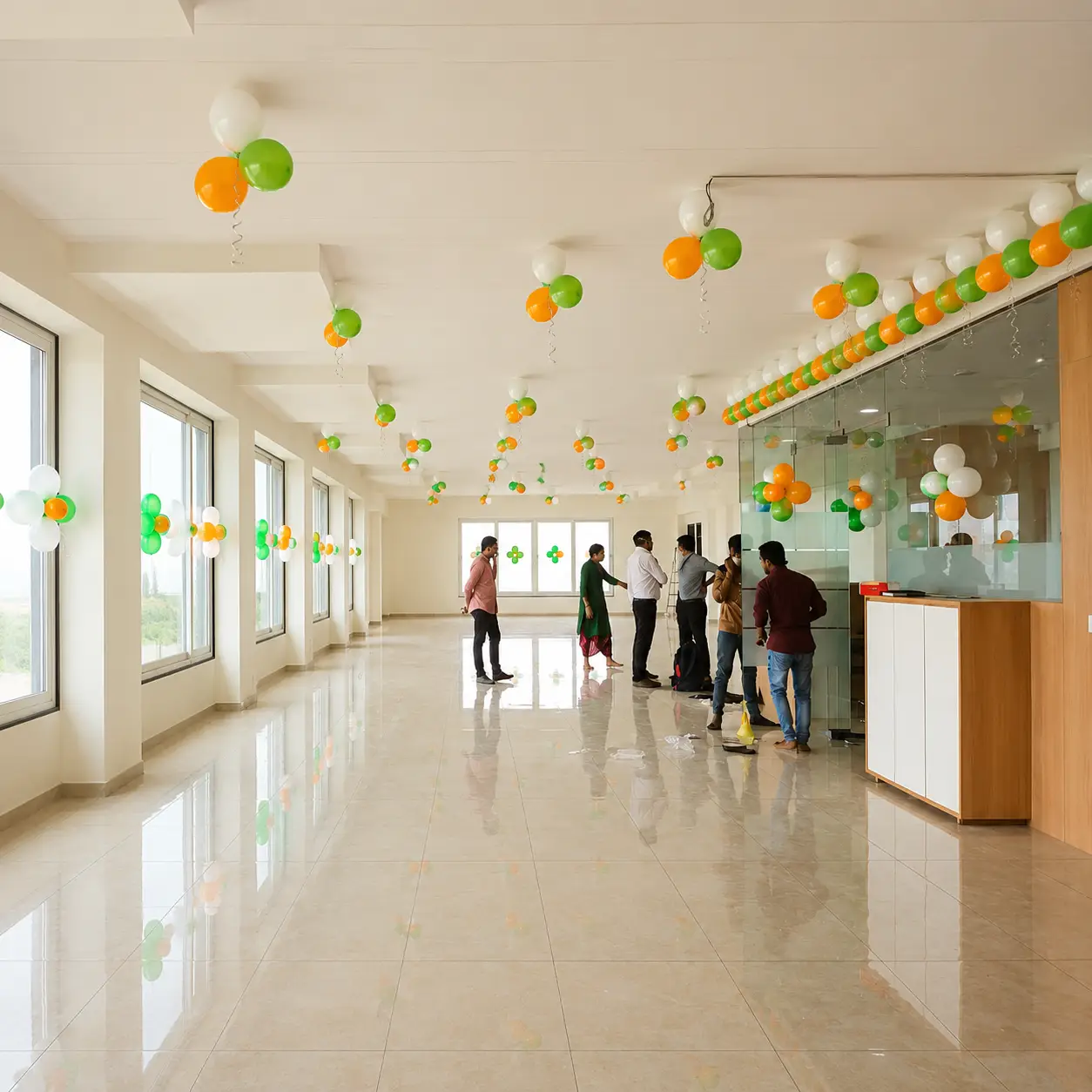 Tricolor Office Decoration — thumbnail 4