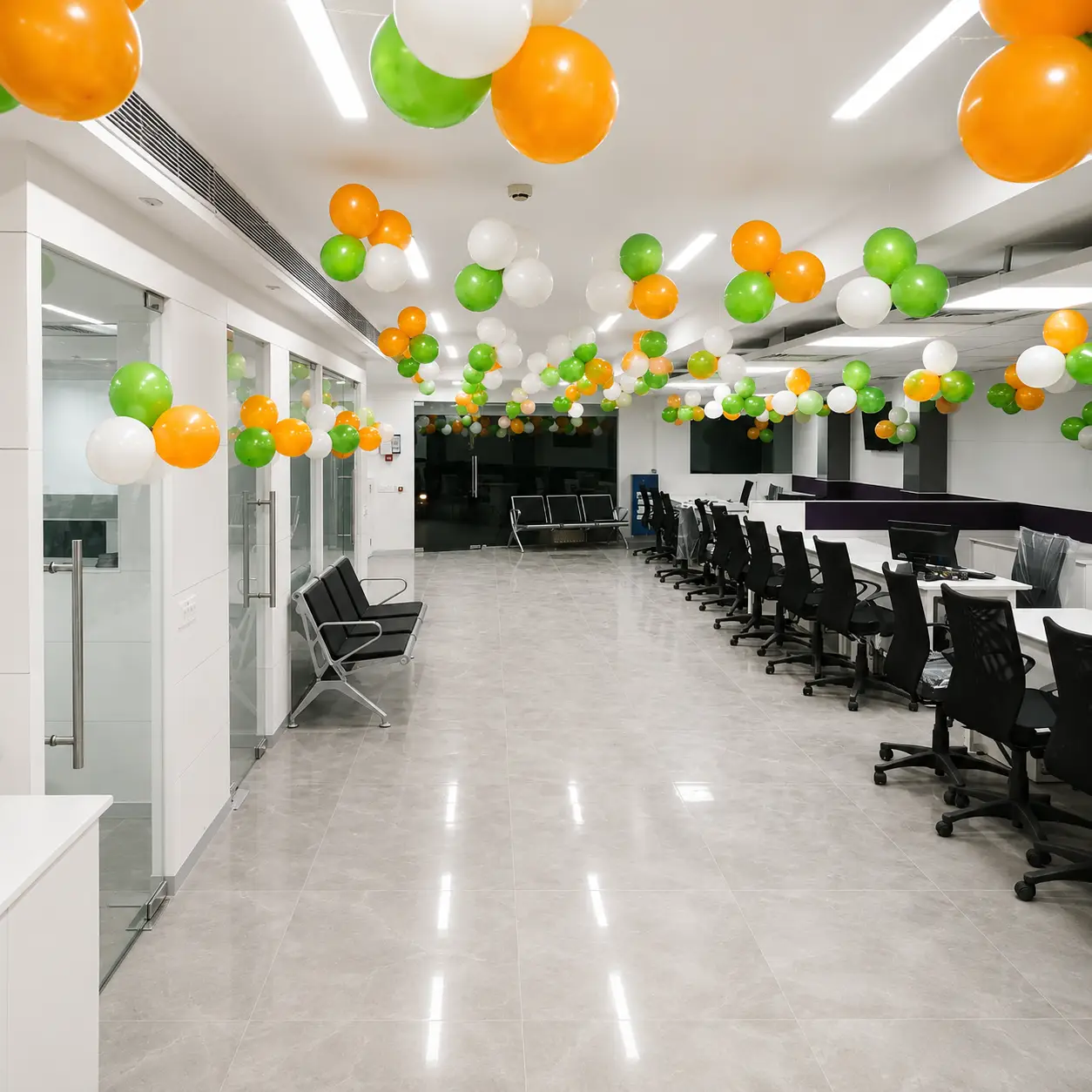 Office Balloon Arch Decoration — thumbnail 2