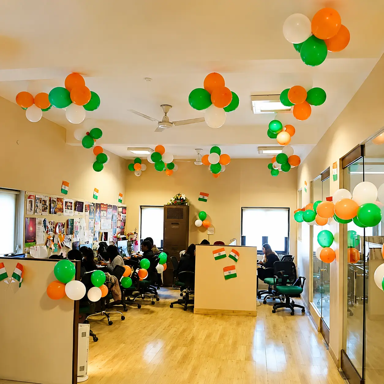 Corporate Tricolor Office Decoration — thumbnail 2