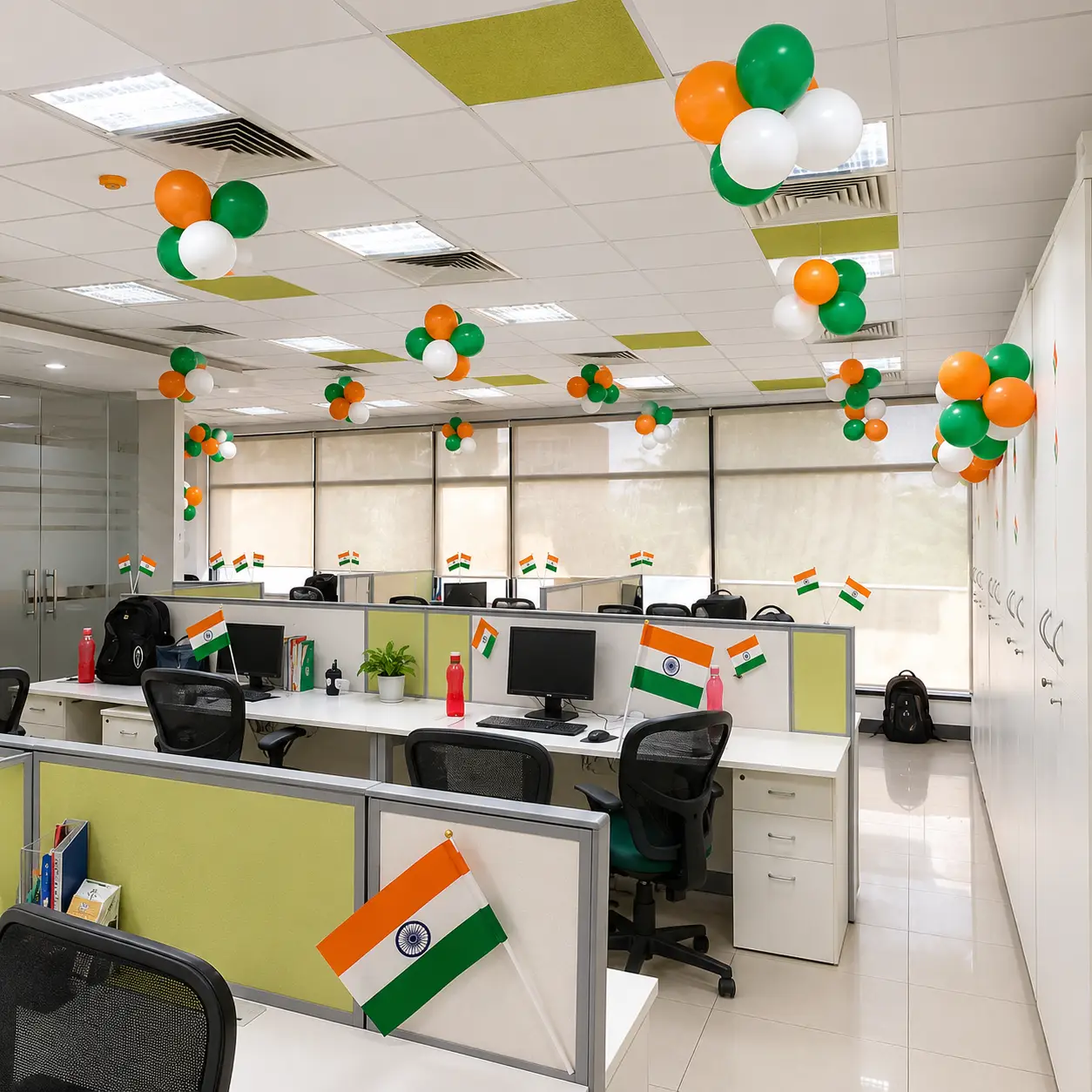 Office Reception Balloon Decoration — thumbnail 2