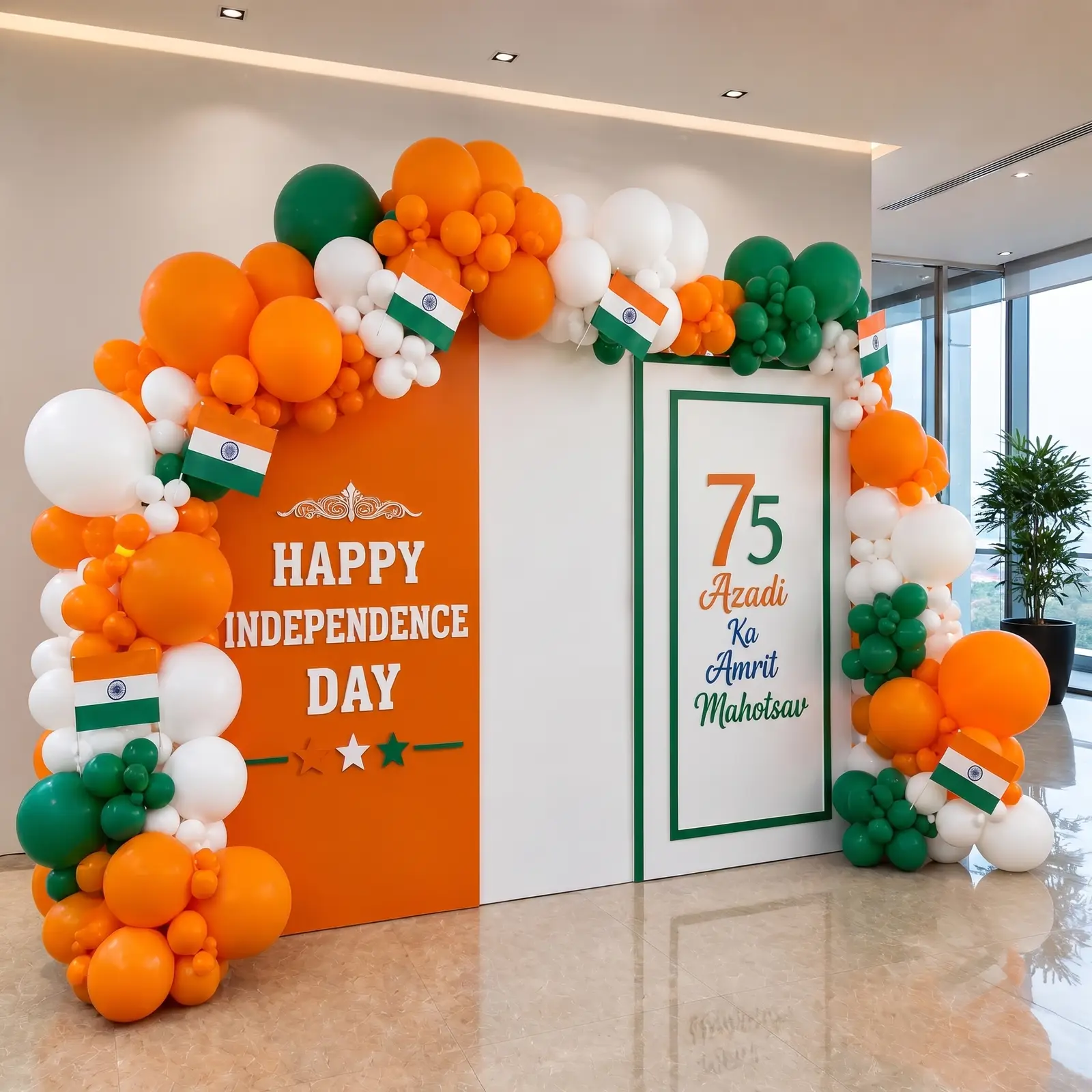 Customized Independence Day Balloon Decoration — thumbnail 2