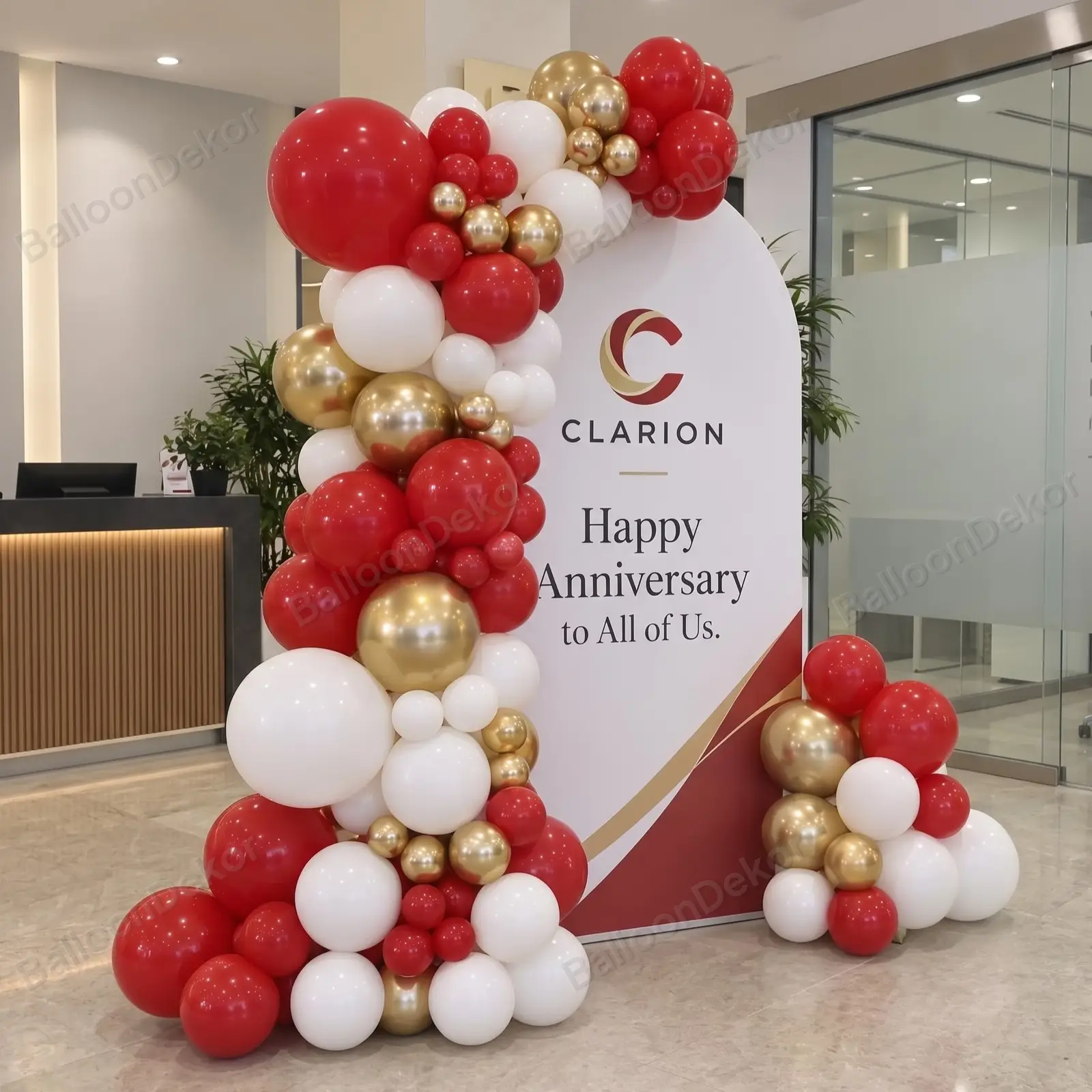 Balloon Setup For Corporate Event — thumbnail 2