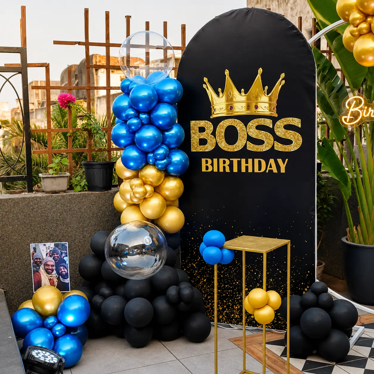 Boss Birthday Balloon Decoration — thumbnail 3