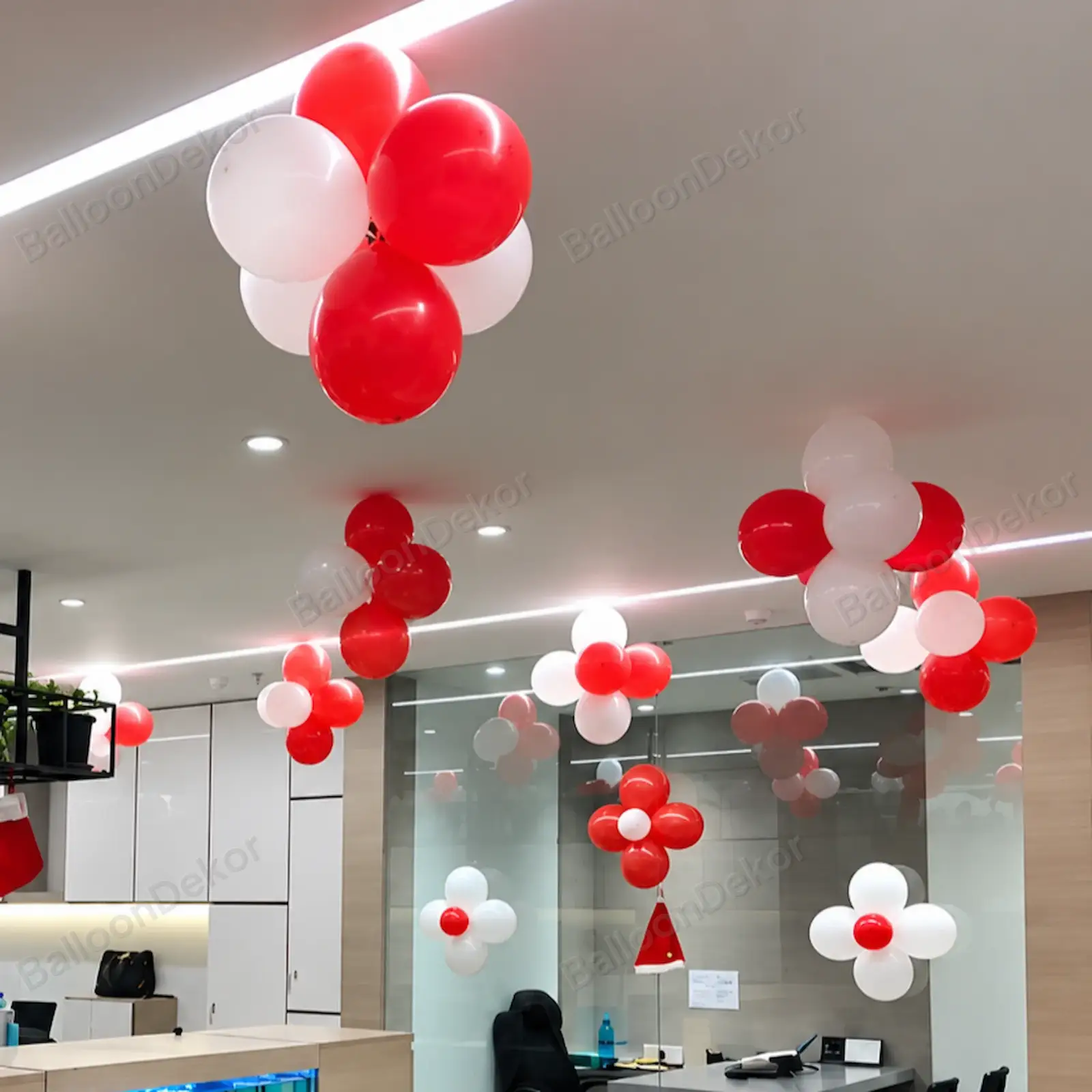 Corporate Christmas Ceiling Decoration — thumbnail 2