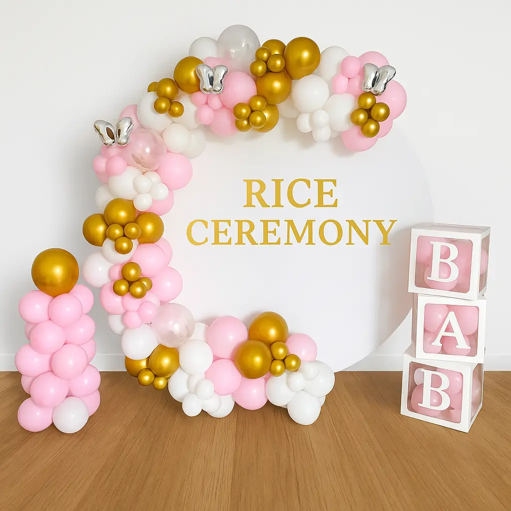 Mini Meals & Magic Rice Ceremony Setup