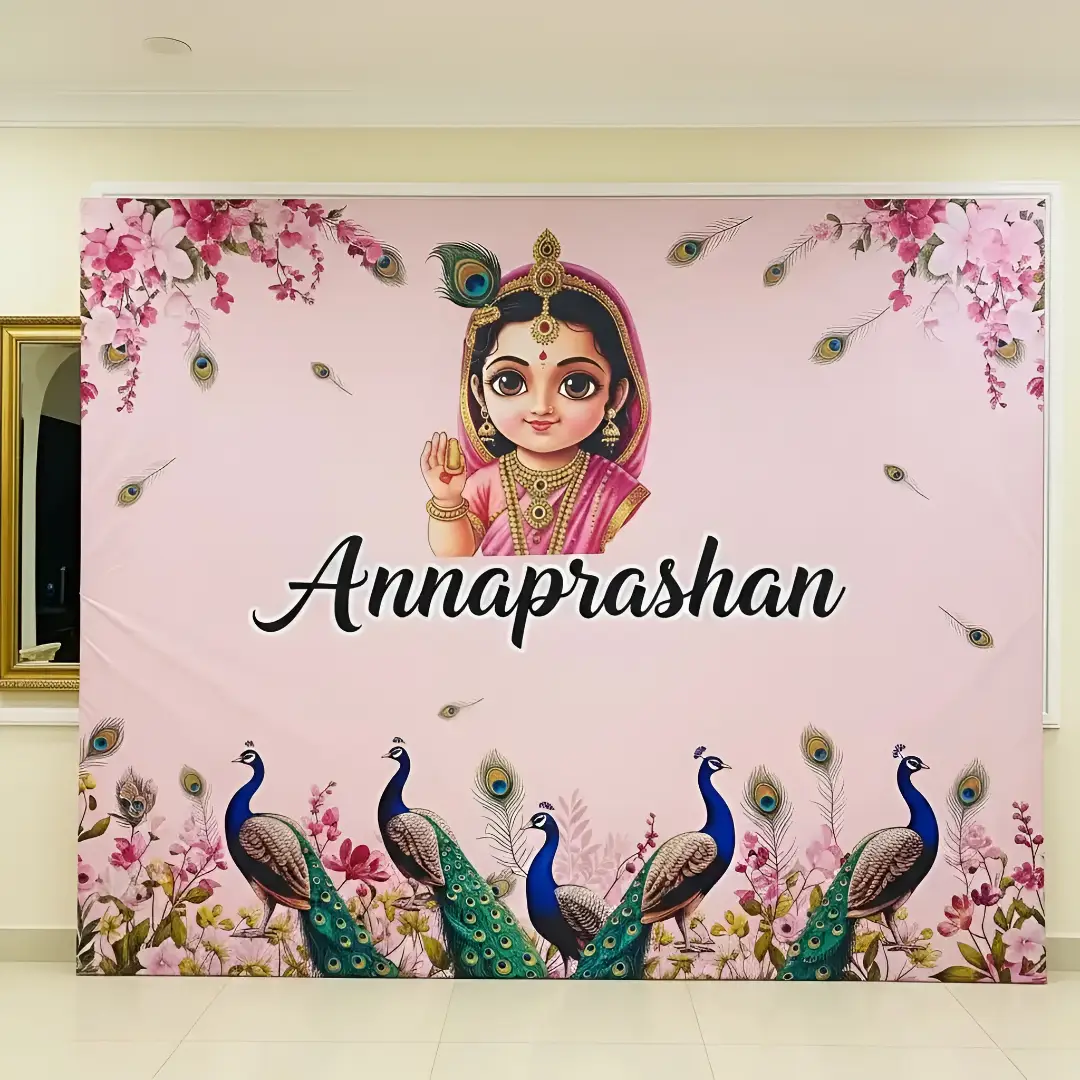Annaprashan Backdrop Decoration — photo 3