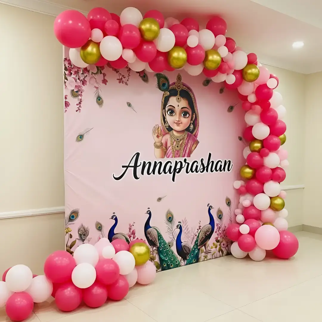 Annaprashan Backdrop Decoration — photo 2