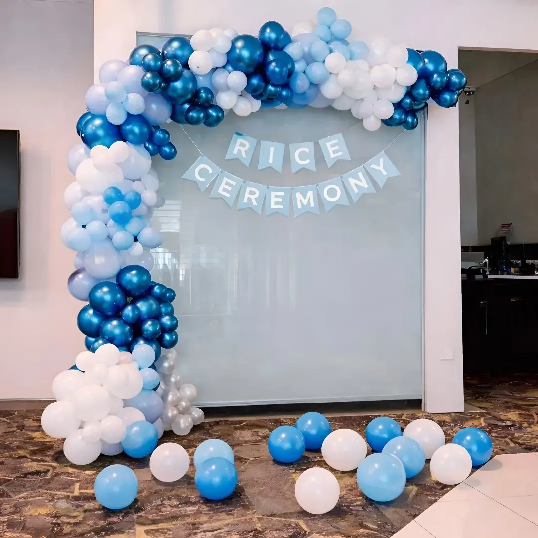 Annaprashan Balloon Arch Decoration — Annaprashan Decoration