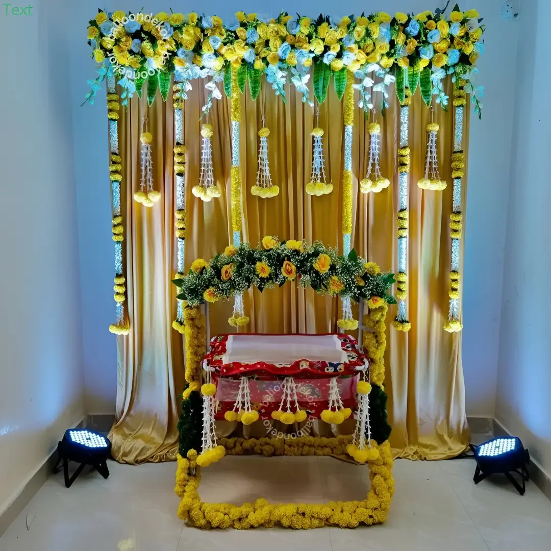 Baby Naming Celebration Setup — Annaprashan Decoration
