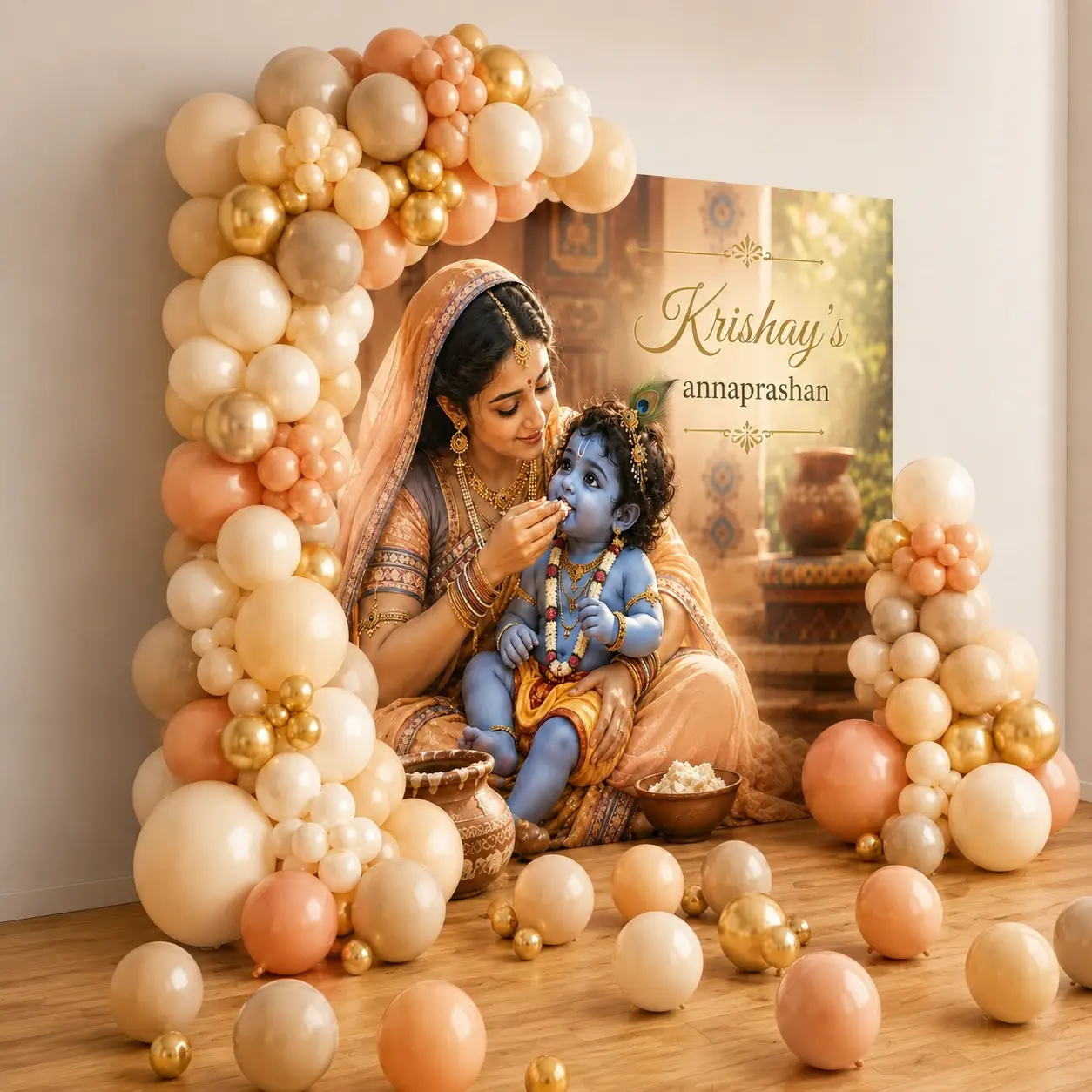 Premium Annaprashan Balloon Decoration — photo 2