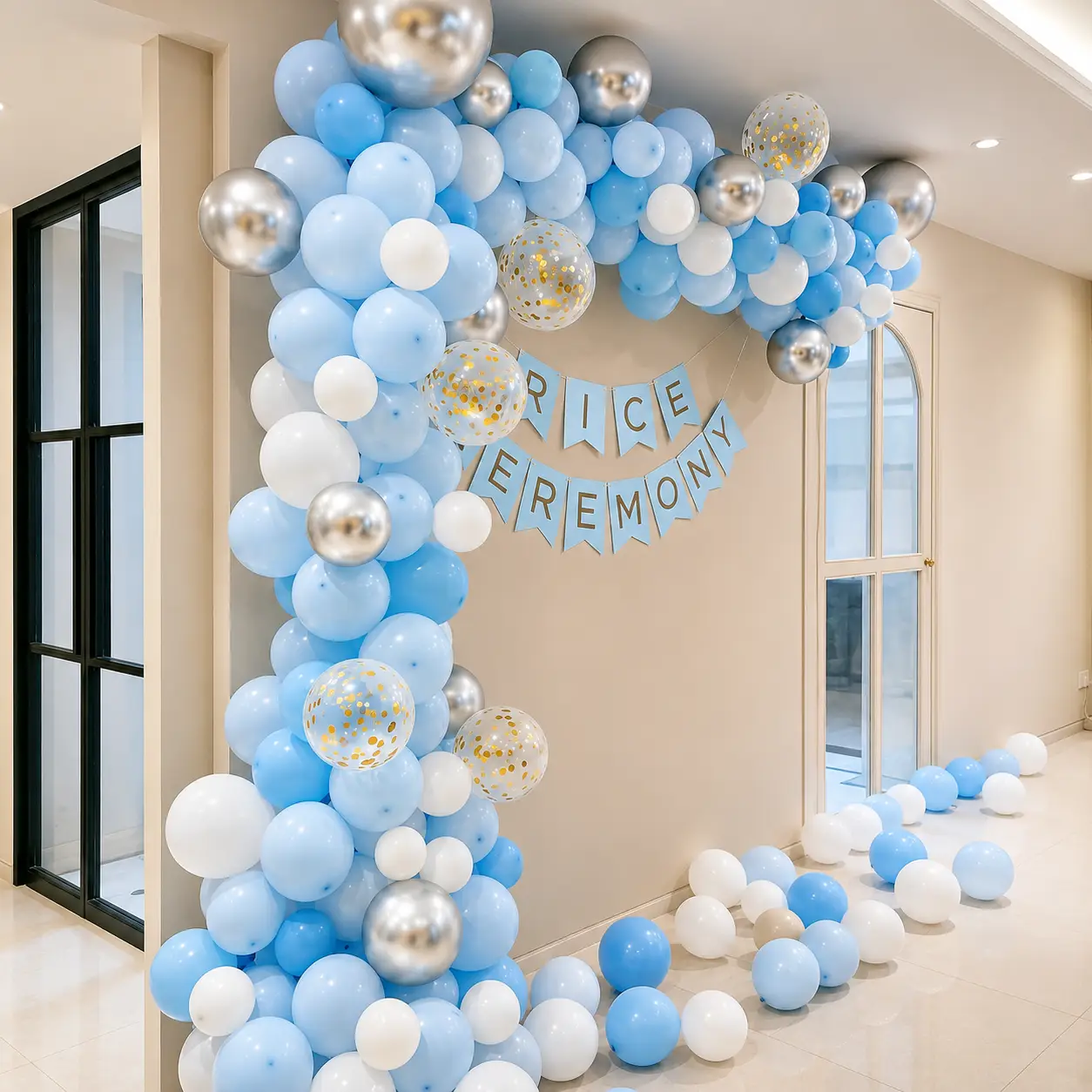 Rice Ceremony Balloon Arch Decoration — photo 2