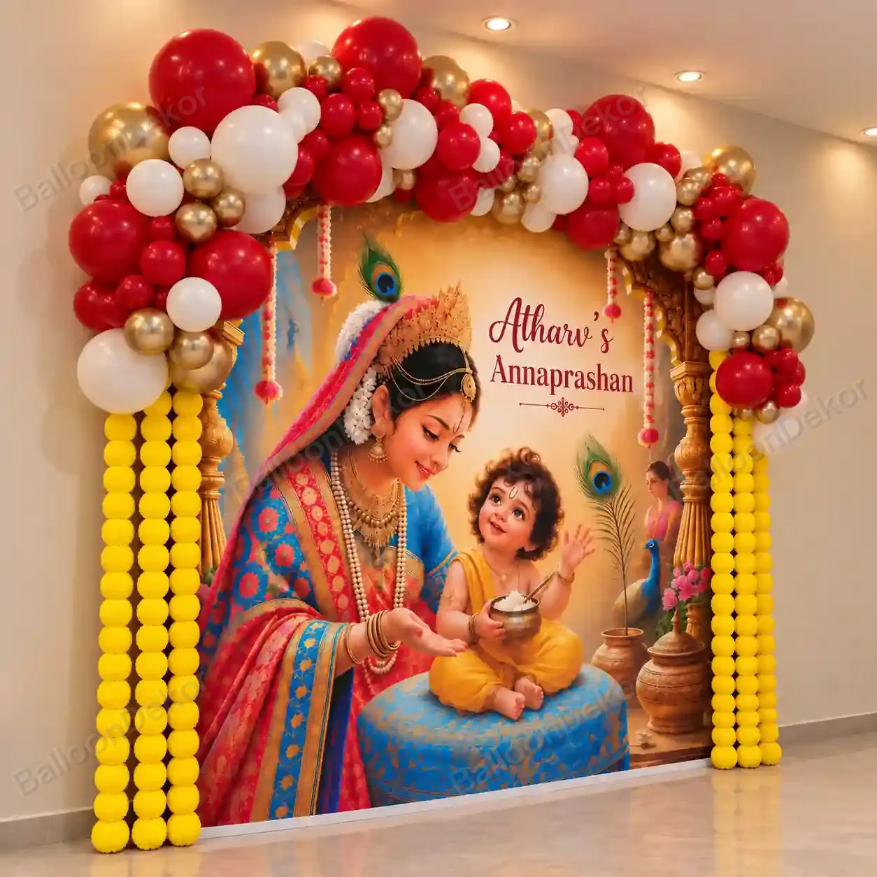 Traditional Annaprashan Ceremony Decor — thumbnail 2