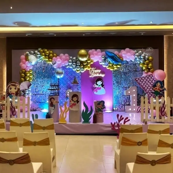 Mermaid Stage Birthday Decoration