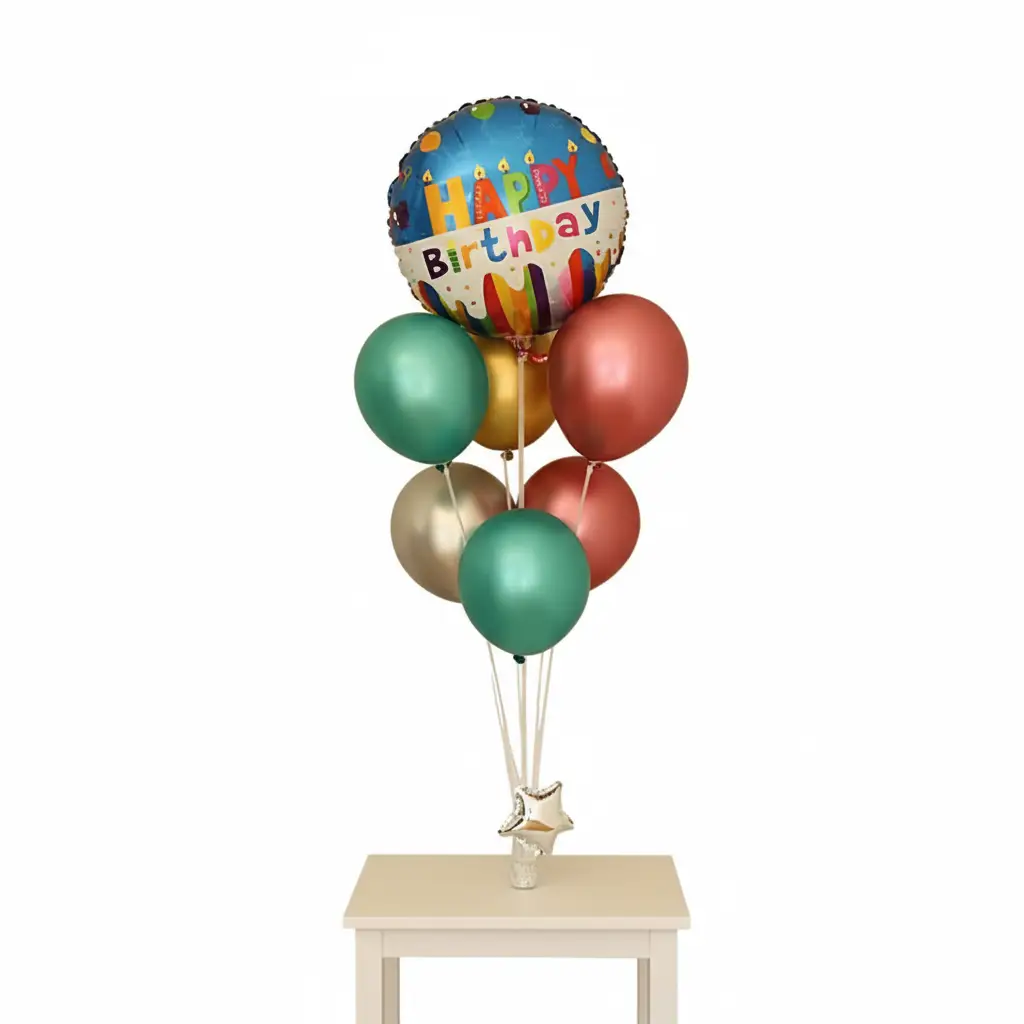 Multicolor Balloon Bouquet For Birthday