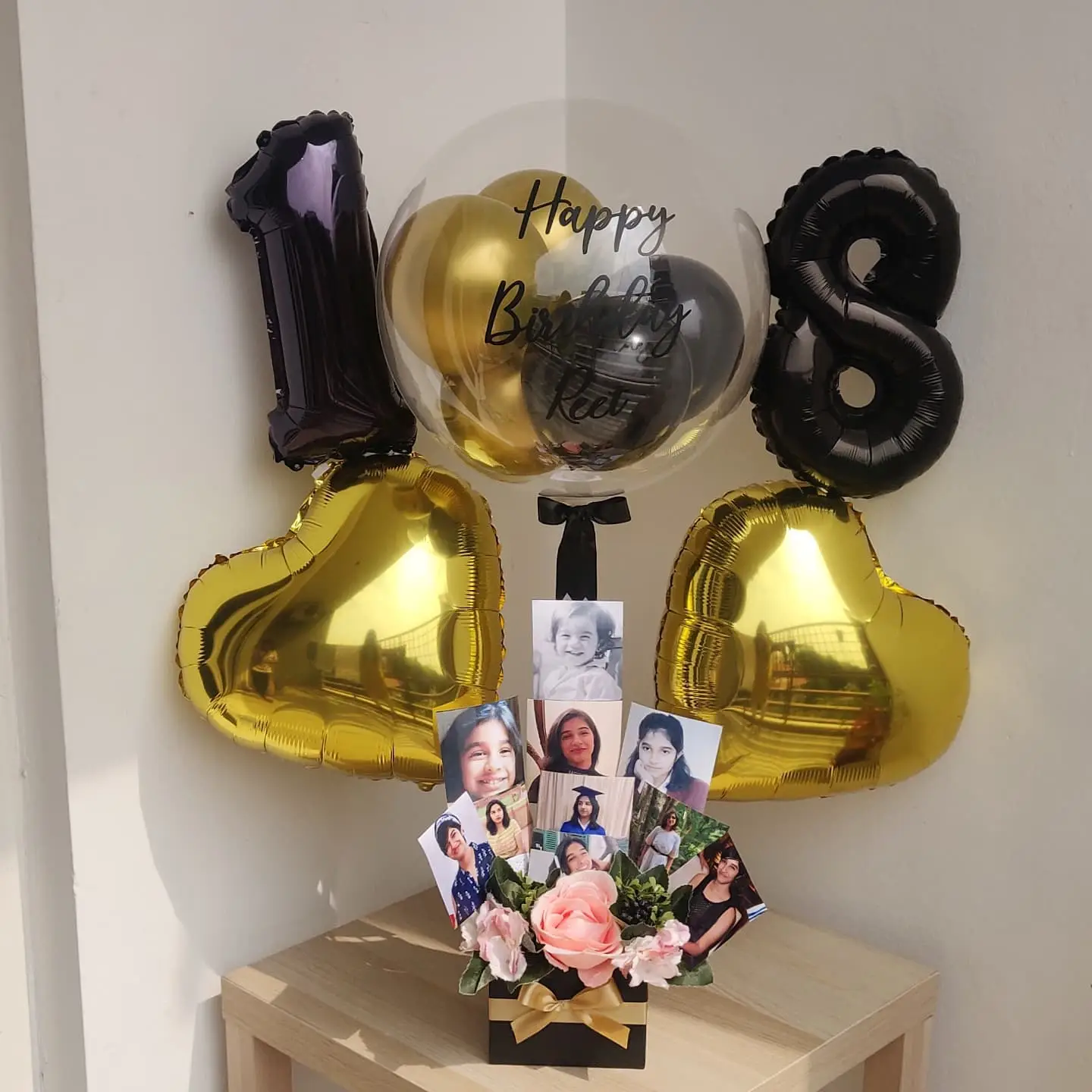 Sweet Memory Surprise Balloon Bouquet