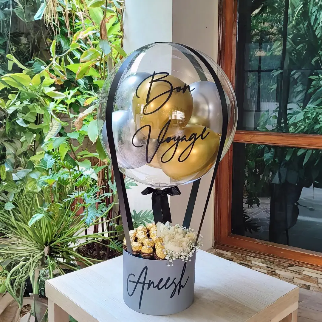 Happy Bon Voyage Balloon Bouquet