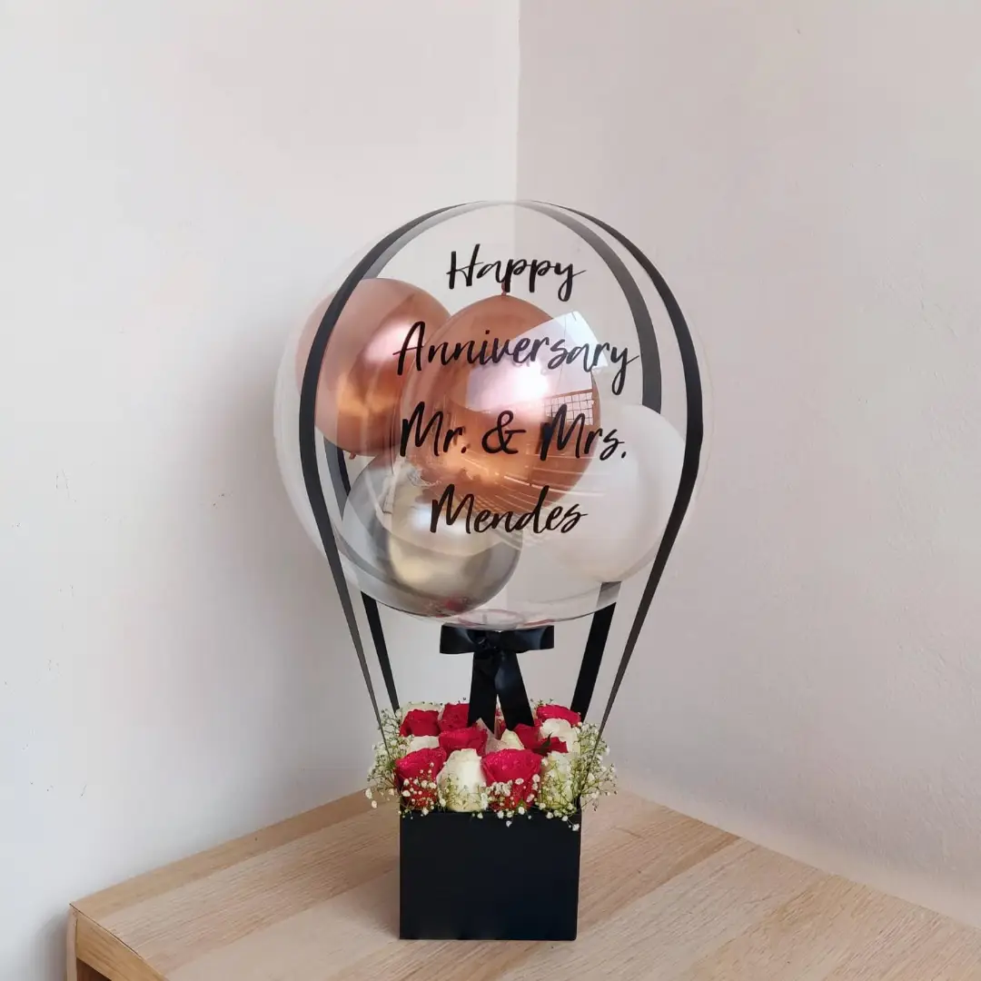 Romantic Forever Balloon Surprise Bouquet