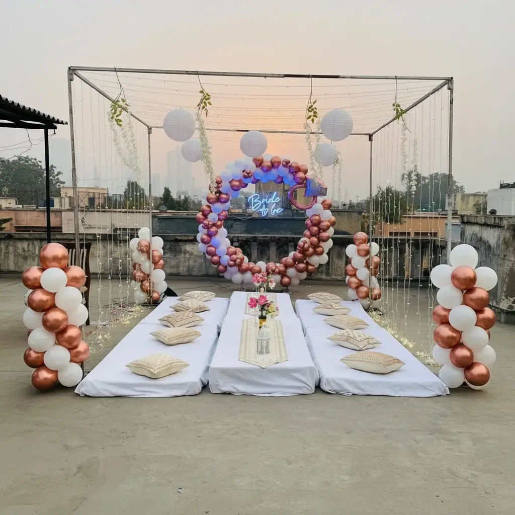 Bride To Be Rooftop Decoration