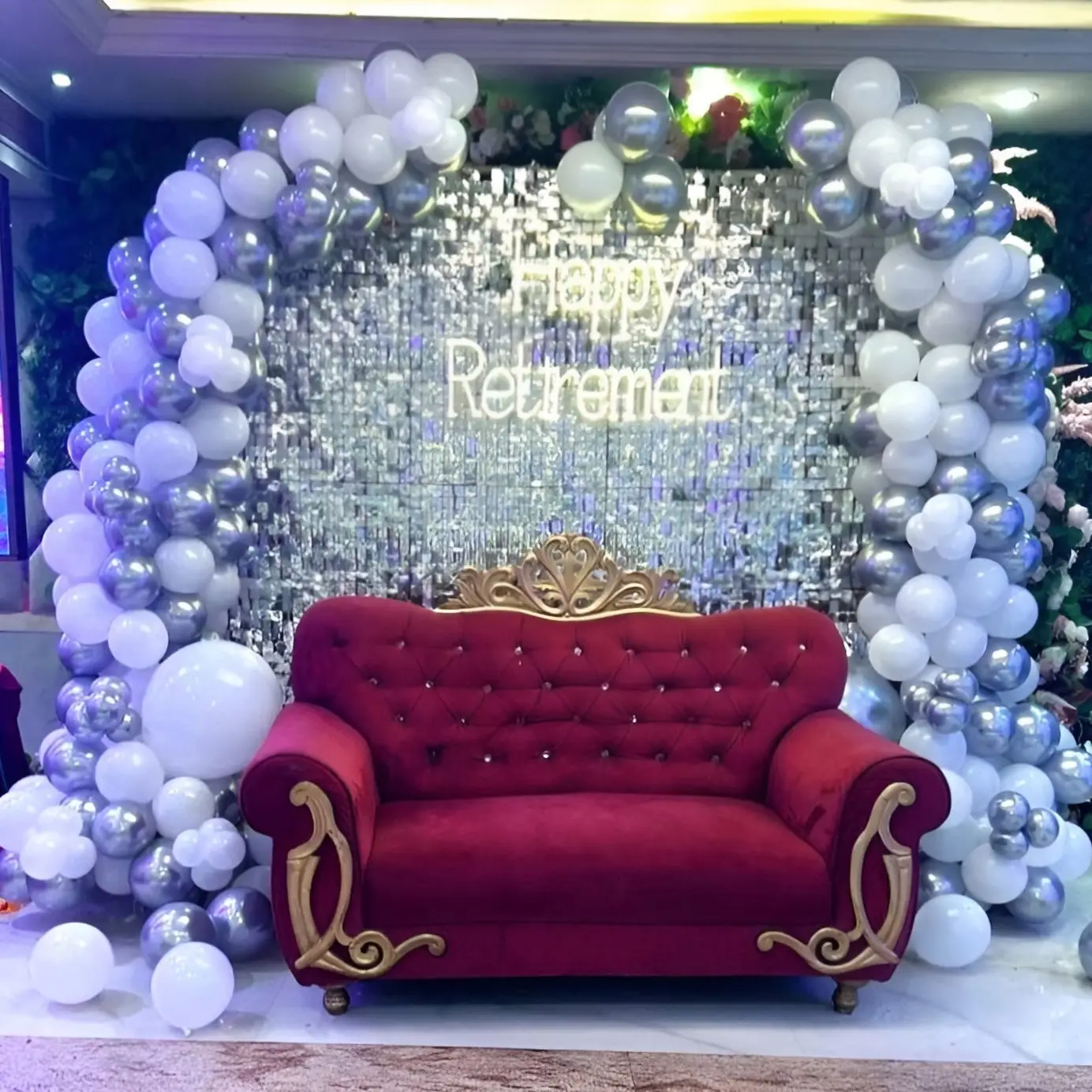 Sparkle & Shine Retirement Party Setup